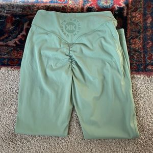 Gymshark KK Fit 7/8 Leggings- Green Juice